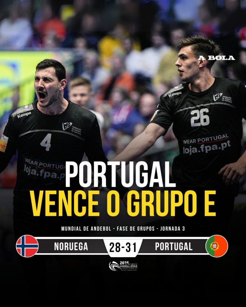 Portugal zieht als Sieger der Gruppe E in die Hauptrunde der Handball-Weltmeisterschaft ein