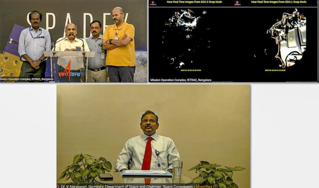 Indiens Weltraum-Docking-Mission ein Erfolg; viertes Land, dem dieses Kunststück gelungen ist - Indiaweekly