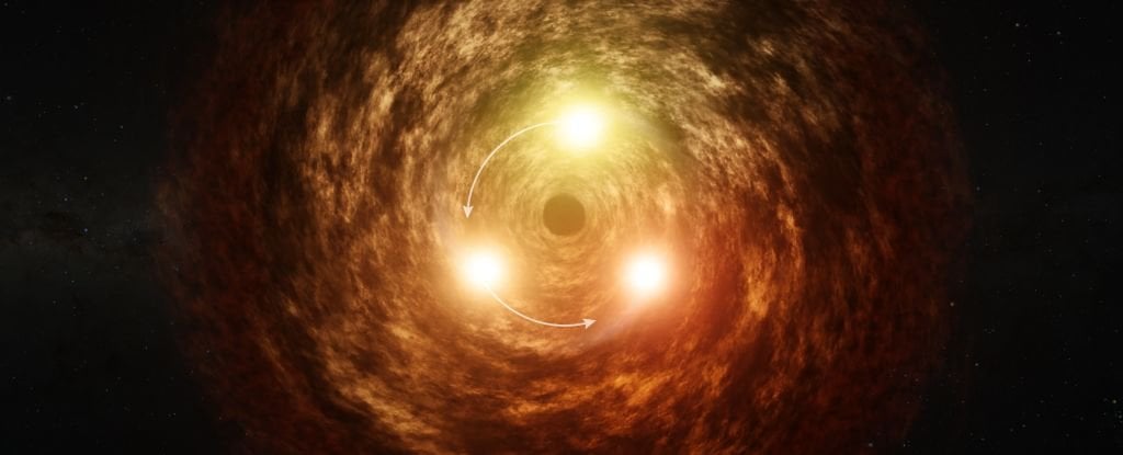 Supermassereiches Schwarzes Loch bei etwas noch nie dagewesenem Verhalten erwischt