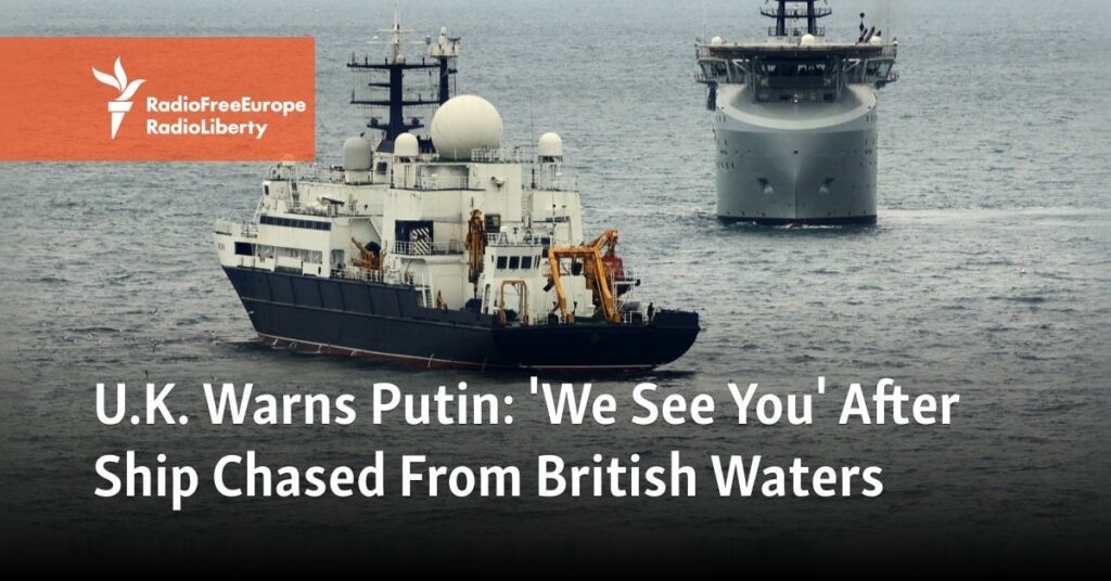 Großbritannien warnt Putin: „Wir sehen uns“, nachdem das Schiff durch britische Gewässer segelt