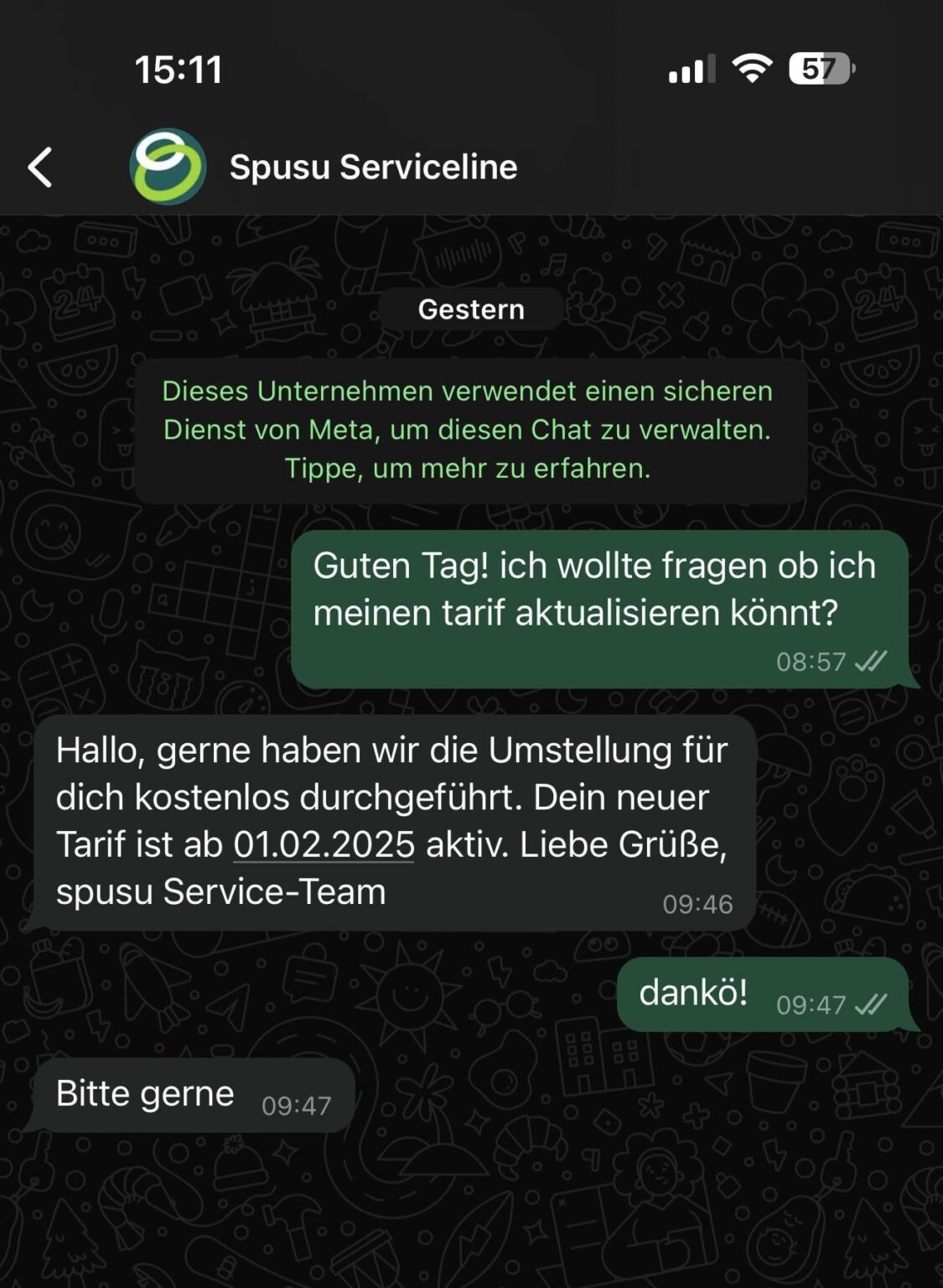 Spusu Tarifwechsel
