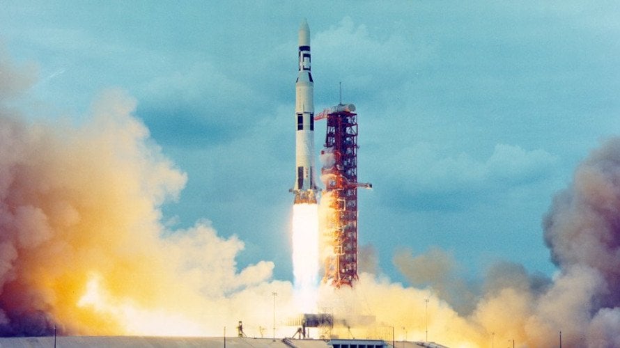 Raketen fallen aus der Umlaufbahn: Die Saturn V, die vor 50 Jahren das Skylab der NASA startete