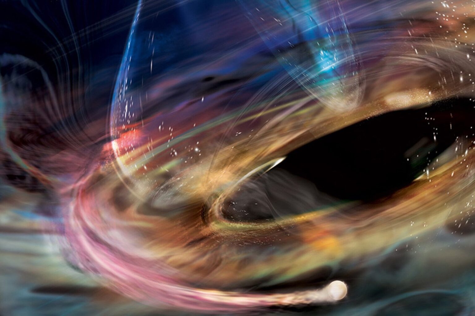 Astronomen beobachten Röntgenblitze eines nahegelegenen supermassiven Schwarzen Lochs, die auf mysteriöse Weise beschleunigt werden