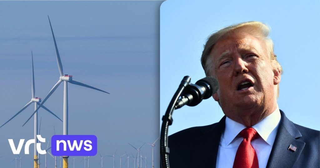 „Nieder mit den Windmühlen“ fordert Donald Trump, die Nordsee für Gas- und Ölproduzenten „zu öffnen“.