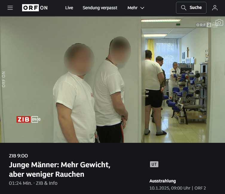 Stell dir vor, du musst eh schon zur Stellung und dann wirst von da ZIB auch noch landesweit ,bodygeshamed' (Gesichter im Original nicht unkenntlich)