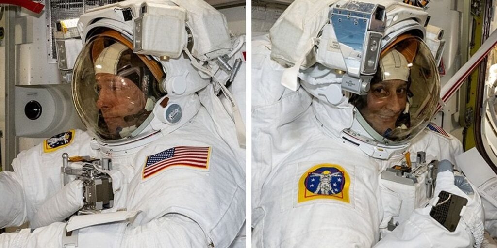 Sunita Williams bricht nach sieben Monaten im Orbit zu einem Weltraumspaziergang auf