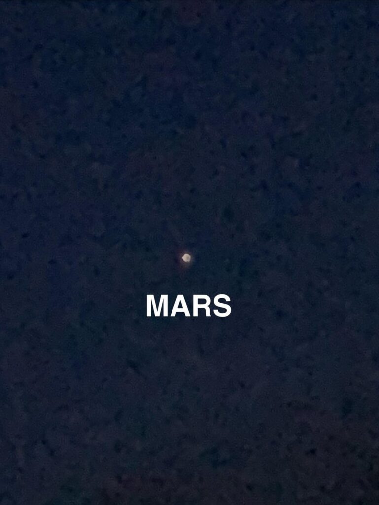 In manchen Nächten habe ich diese Planeten am Himmel gefunden