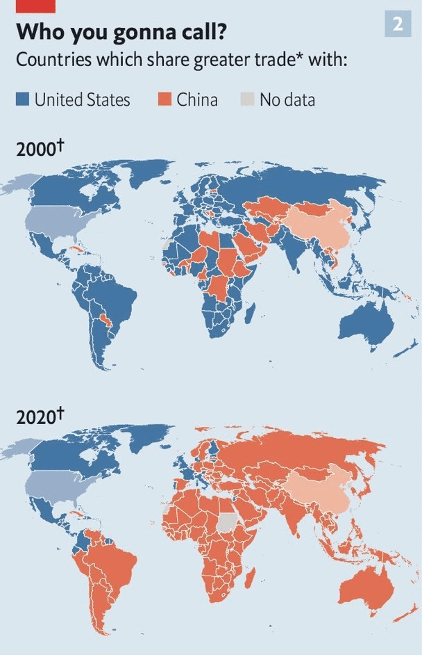Estland war der einzige, der von China in die USA überging