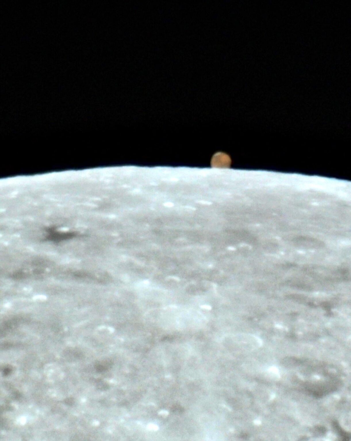 Mars entstehen nach Okkultation