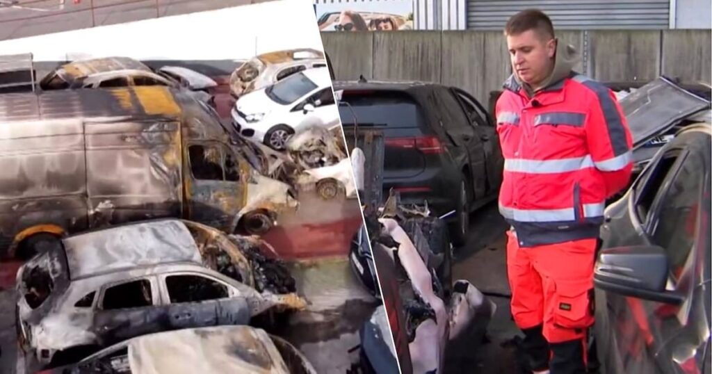Besitzer ausgebrannter Autos in Brüssel müssen nach Silvester-Unruhen die Abschleppkosten selbst tragen