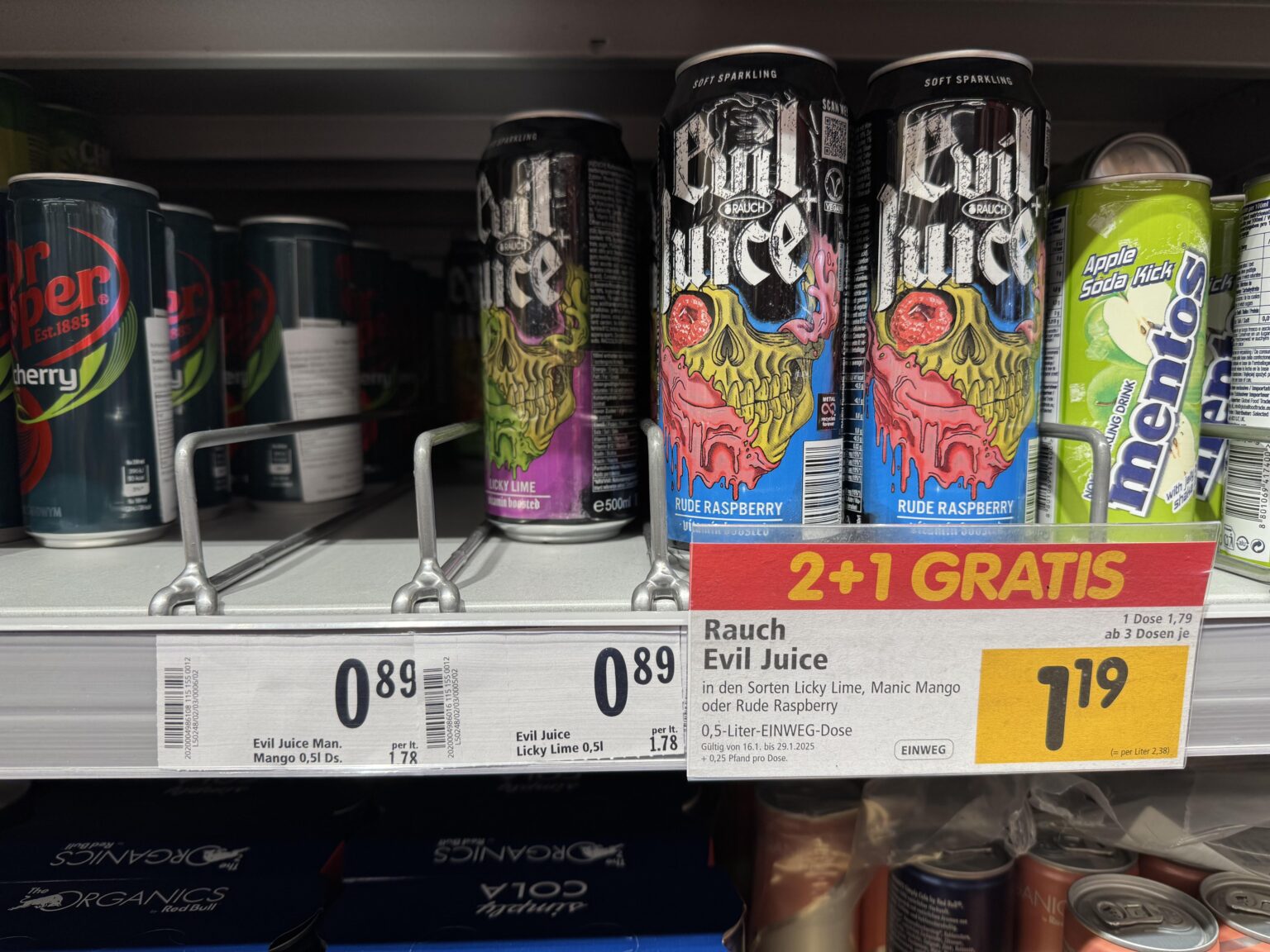 Ned nur der Billa hält uns für deppert...