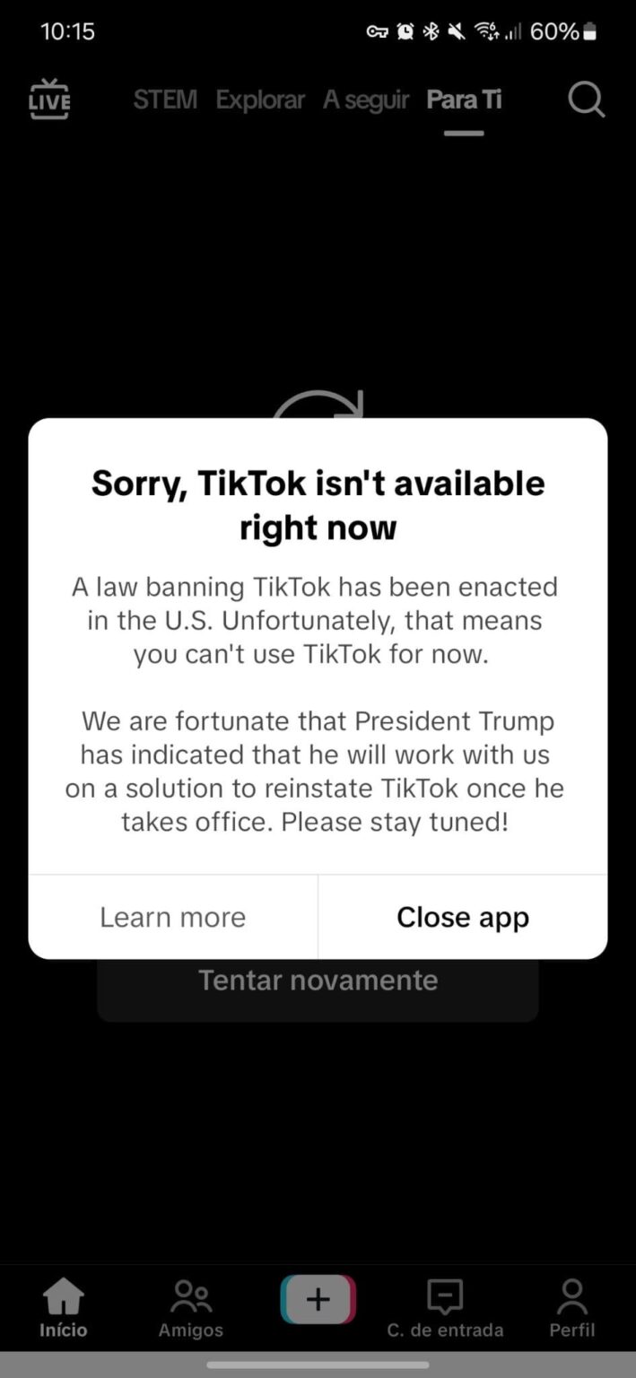 TikTok ist verboten