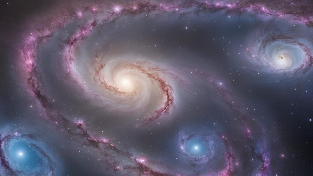 Seltene Reihe „kosmischer Perlen“ tanzen gemeinsam im Universum