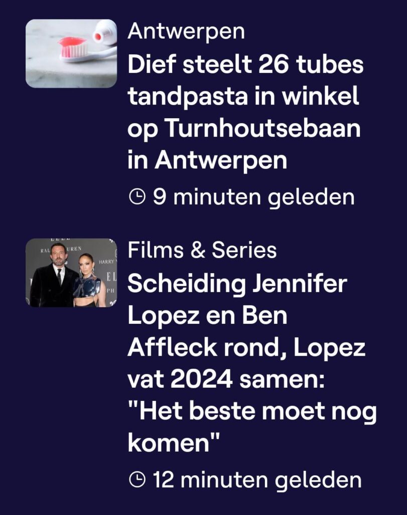 WTF VRTNWS? Sind das Neuigkeiten für Sie? Oder folgen Sie HLN hauptsächlich mit Klickködern?