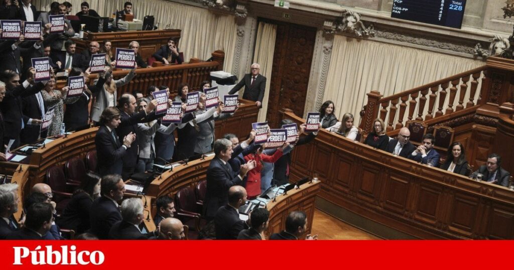 Aguiar-Branco stellt die Arbeit ein, nachdem Chega gegen den Platz des nicht registrierten Miguel Arruda protestiert hat