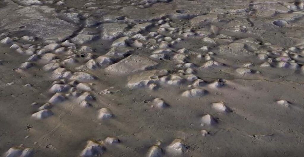 Mysteriöse Hügel auf dem Mars könnten Beleg für den uralten Ozean auf dem Roten Planeten sein