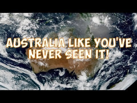 Zweiwöchiger Satelliten-Zeitraffer von Australien