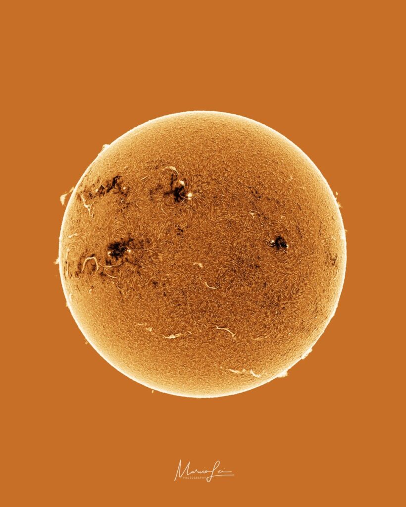 Mein erstes klares Foto der Sonne in diesem Jahr: 17.01.2025