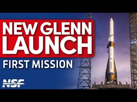 Der Stream von NASASpaceFlight zum Start von New Glenn, der für Donnerstag um 01:00 EST (06:00 Z) geplant ist, ist jetzt live.