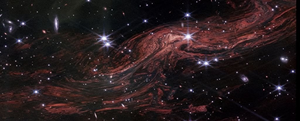 Neue JWST -Bilder von Interstellarer Staub sehen aus wie etwas aus einem Traum