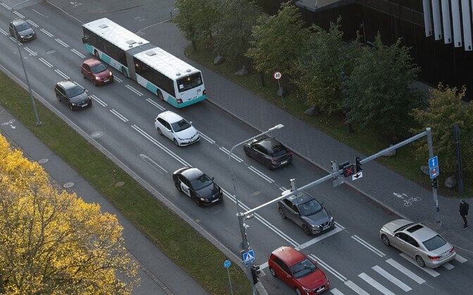 Tallinn endet in der Gonsiori Street eine Änderung des Verkehrsmanagements