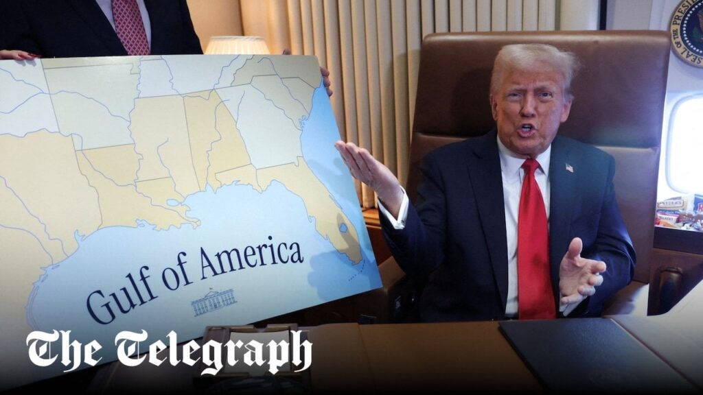 Der Sonntag ist der erste Gulf of America -Tag, der Donald Trump zum Super Bowl fliegt