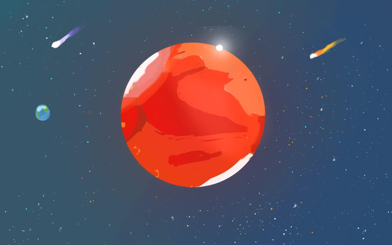 Mars (Kunst von mir)