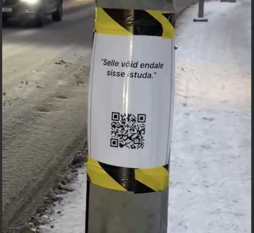 OK, sitzen Sie in? (Link in der Rückseite des QR -Codes in Kommentaren)