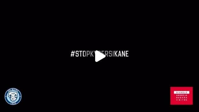 HK Nitra hat sich mit dem Andrej Bagar Theatre in der Kampagne #Stopkybsikane zusammengetan