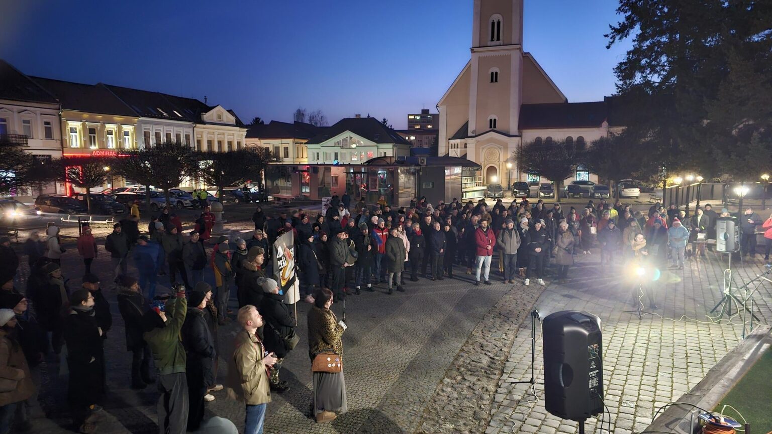 Rimavská Sobota Protest - 250 Menschen