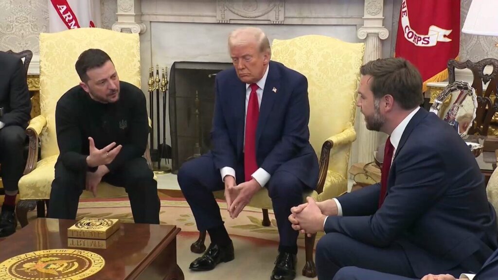 Trump und Vance im Weißen Haus versuchten, den Präsidenten des Grüns zu demütigen Trump und Vance im Weißen Haus versuchten, den Präsidenten des Grüns zu demütigen