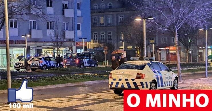 Die Jugendbande bedrohte englische Studenten und nahm PSP in der Innenstadt von Braga in der Innenstadt von PSP.