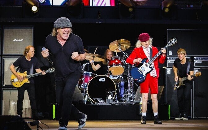 AC/DC tritt zum ersten Mal in Tallinn in Tallinn auf