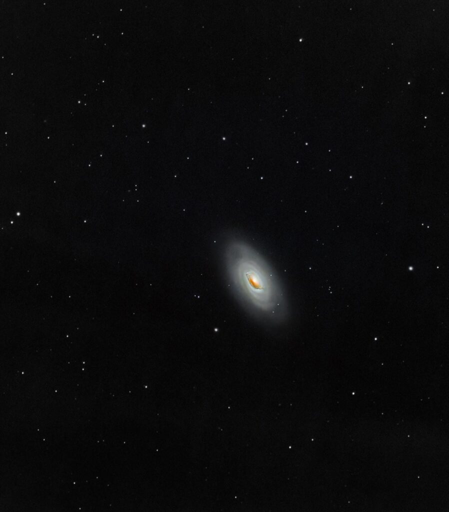 Black Eye Galaxy aus dem Hinterhof -Teleskop