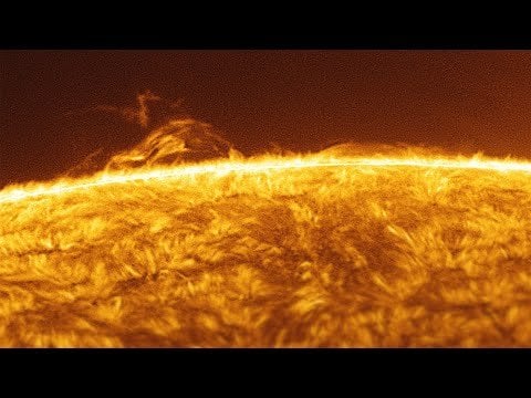 Die unglaubliche Aktivität der Sonne durch mein Teleskop - 17. Februar