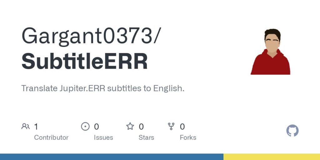 Untertitelübersetzer für Jupiter err