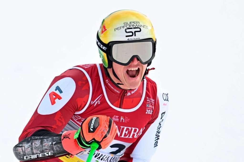 Raphael Haaser wird Weltmeister im Riesentorlauf