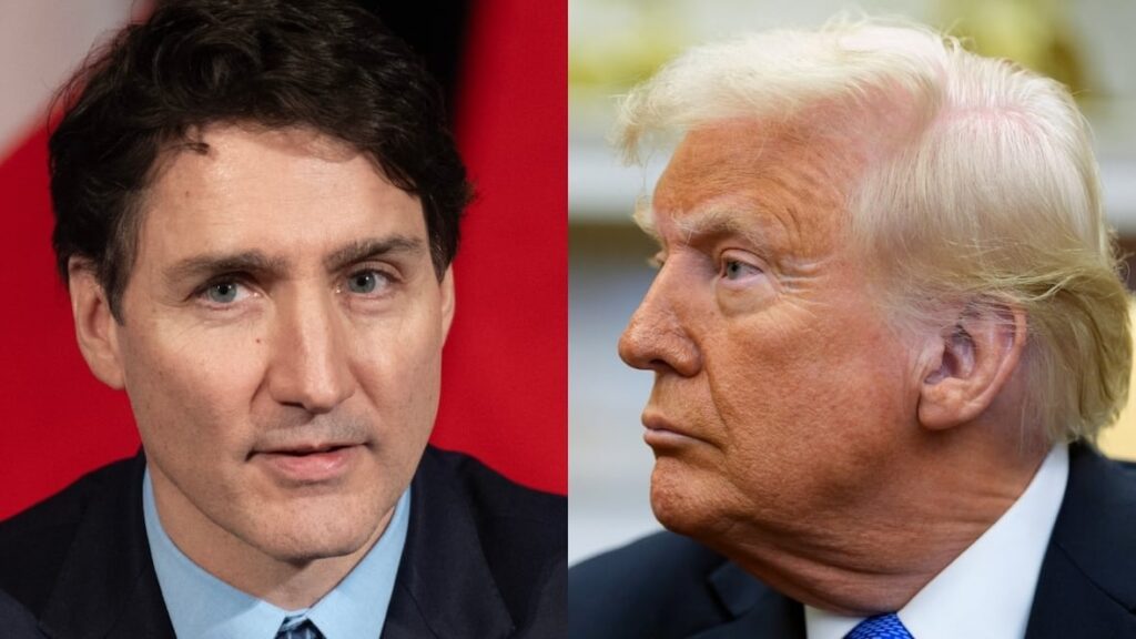 Trumps Gespräch über Annexing Kanada ist ernst, warnt Trudeau die Geschäftsführer