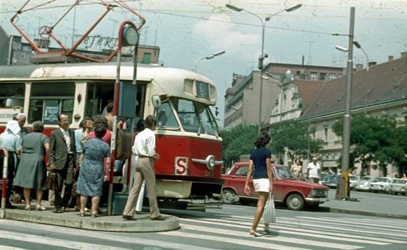 Faszinierende Vintage -Fotos zeigen Bratislava in den 1970er Jahren