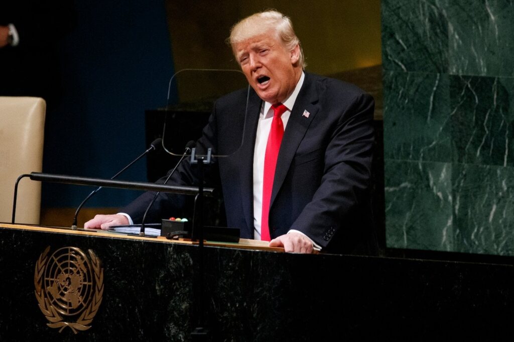 Trump beschuldigte Deutschland, bei den UN -Unmans, die gerade von der russischen Energie abhängig waren, „völlig abhängig“. Trump beschuldigte Deutschland, bei den UN -Unmans, die gerade von der russischen Energie abhängig waren, "völlig abhängig".