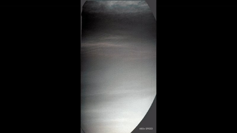 "Irisierende" Wolken auf dem Mars, die in Marsa Twilight in atemberaubenden Nasa Rover -Bildern (Video) gefangen genommen wurden