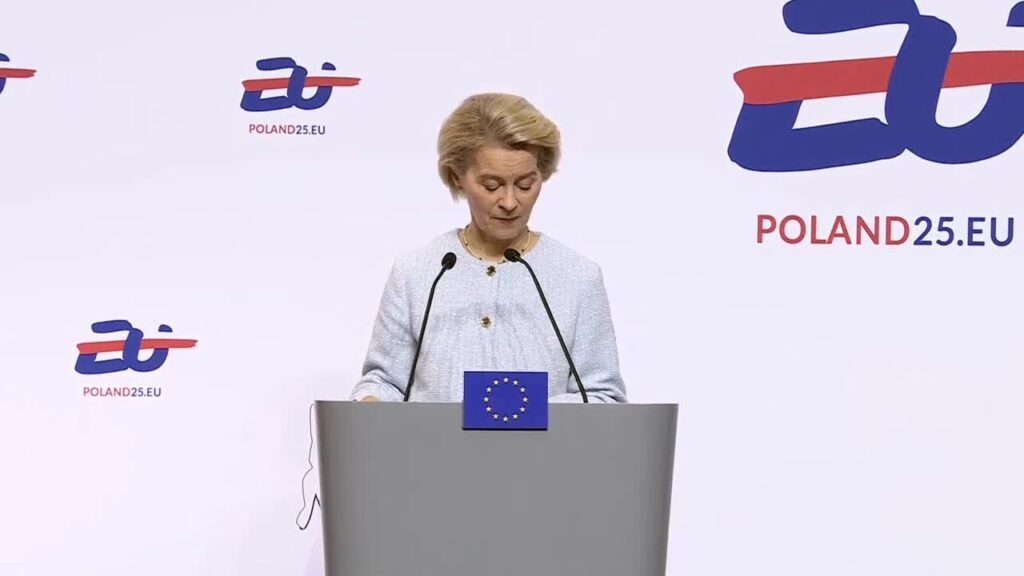 Ursula von der Leyen kündigt neue Ära der EU -Sicherheit an. "Die moderne Kriegsführung ist für jeden einzelnen Staat zu groß, und hier liefert die europäische Zusammenarbeit"