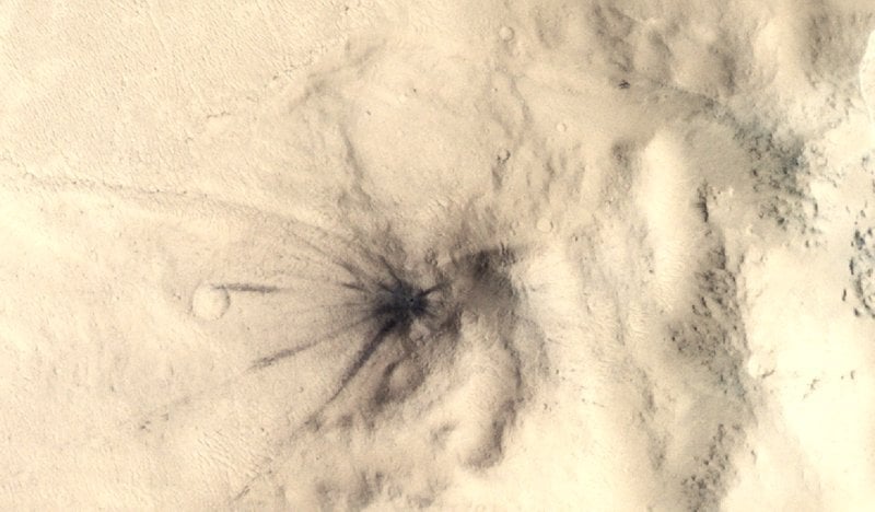Ka-Boom! Mars zittert, als Meteore seine Oberfläche treffen