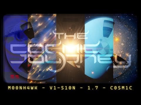 Wir haben eine filmische kosmische Erkundung namens "The Cosmic Journey" erstellt.