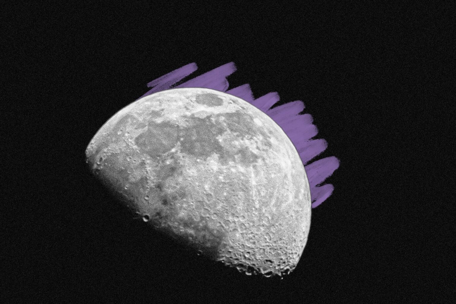 Apollo 12 ließ ein Kunstwerk auf dem Mond.