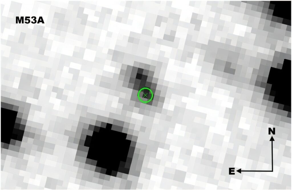 Astronomen entdecken Details von Pulsar M53As Spin und Bewegung