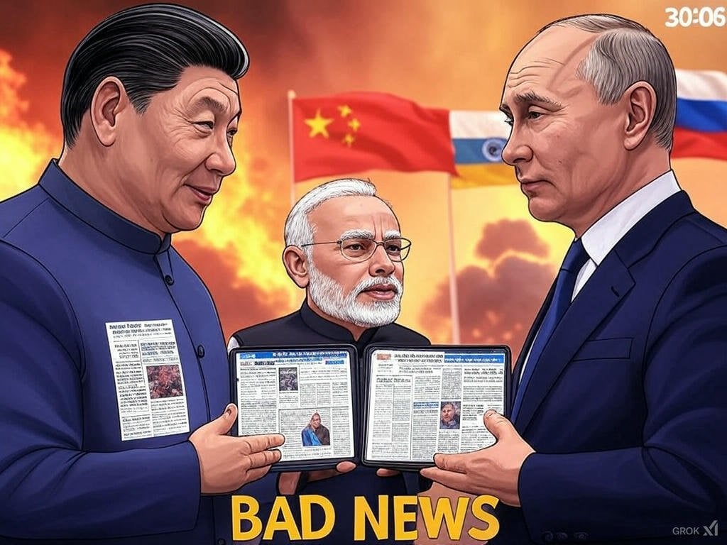 China & Indien liefern einen verheerenden Schlag nach Russland über den Ukrainekrieg