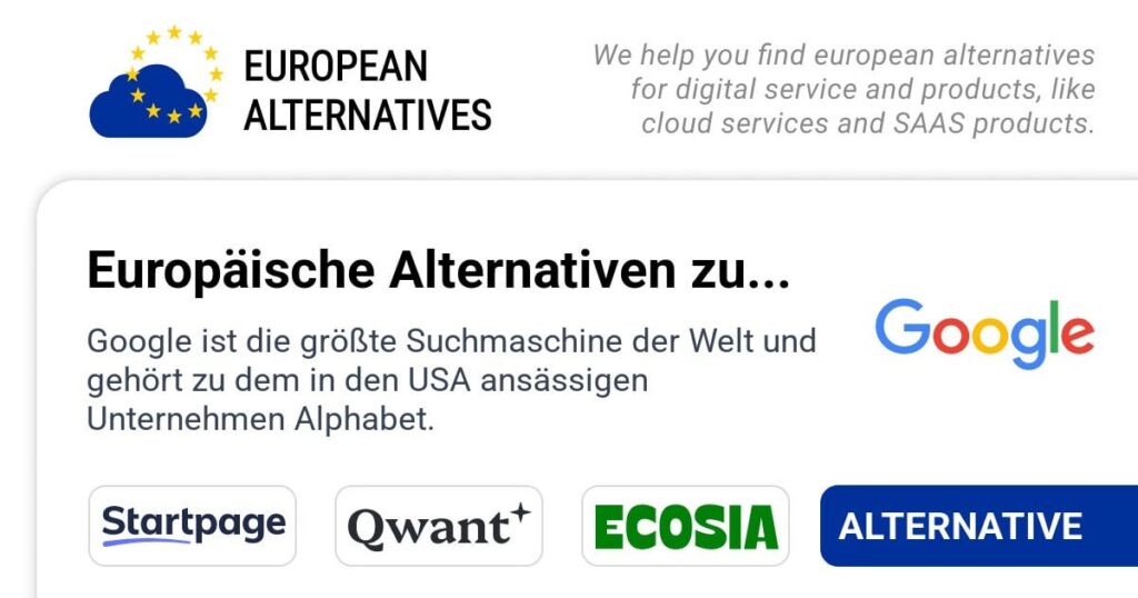 Europäische alternativen Europäische alternativen