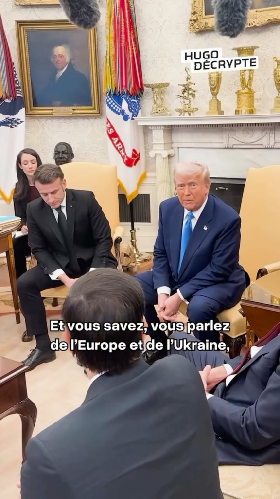 Es war Hugodécrypta, der Trump fragte, ob er Putin als Diktator qualifizierte