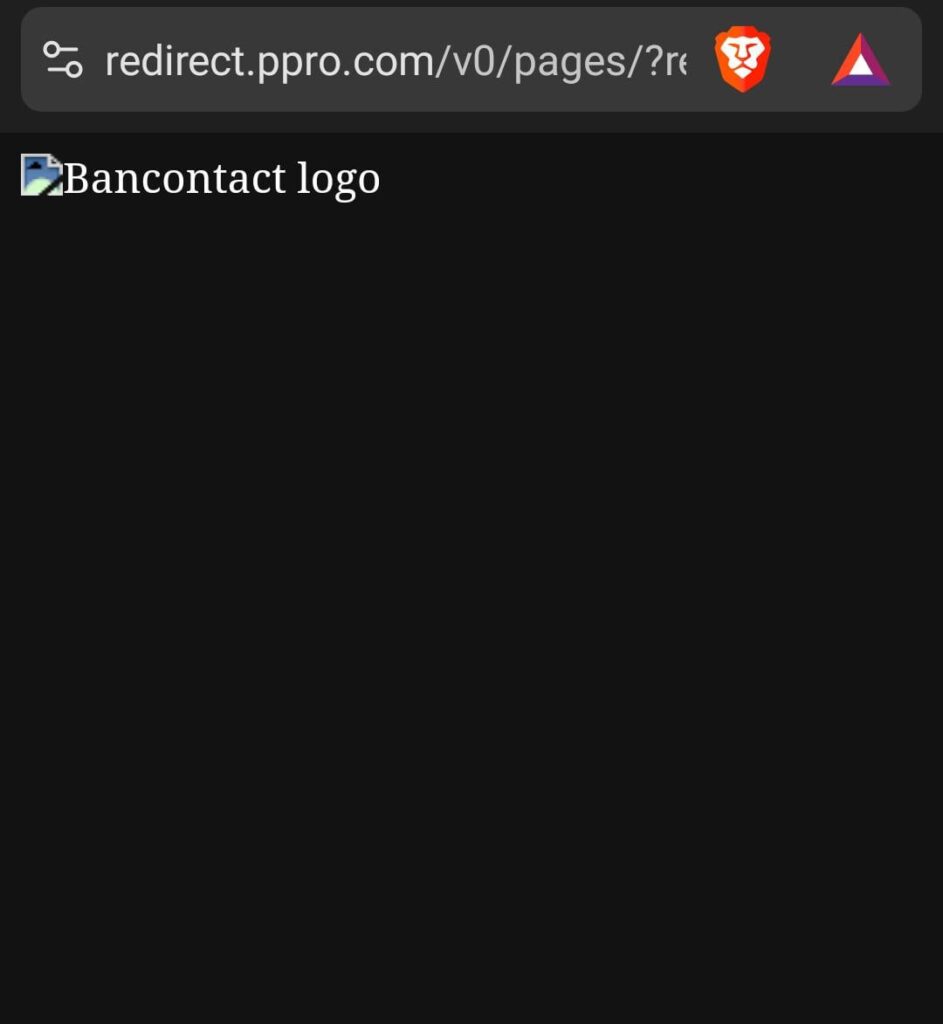 Problem mit Bancontact?
